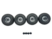 Traxxas Trx-4 Sport Canyon Trail 1.9” Tires W Treal Beadlock Wheels #16459