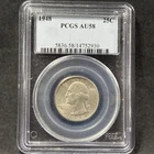 1948 25c Washington Quarter Philadelphia Everyman Almost Uncirculated PCGS AU 58