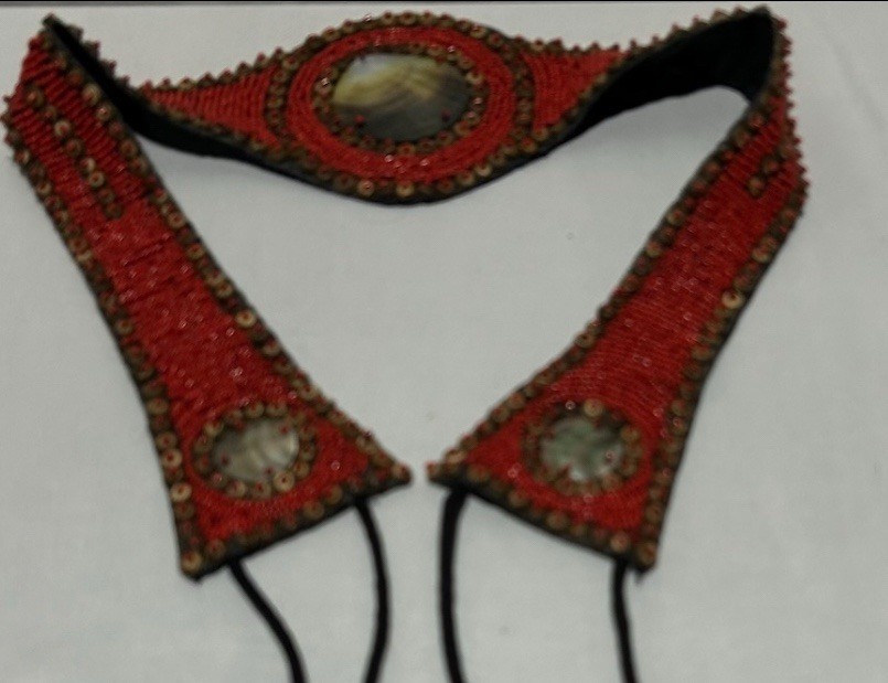 Cinturón de cadera Boho con cuentas para mujer artesanal africano hecho a mano ancho hippie festival años 70’s