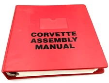 Corvette America Assembly Instruction Manual 1978 3 ring Binder Notebook Vintage