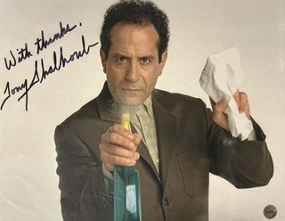 TONY SHALHOUB SIGNED AUTOGRAPH MONK 8X10 COLOR PHOTO COA