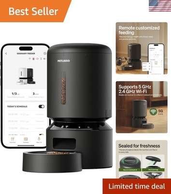 Timely 5L Automatic Pet Feeder with App Control & Food Freshness Technology