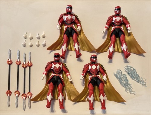 Power Ranger Lightning Collection Lot Of 4 - Tyrannosaurus Sentry Loose ...