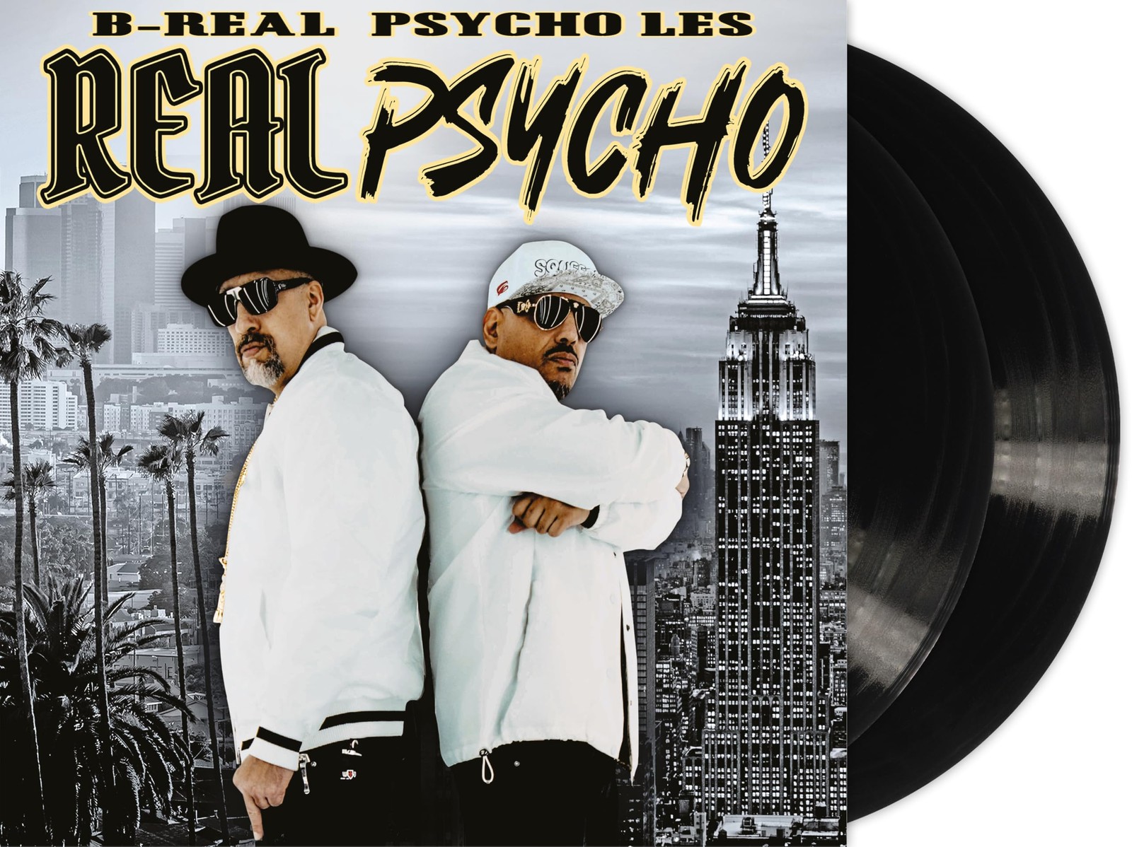 B-Real and Psycho Les Real Psycho (Deluxe Edition) Double LP Vinyl NEW