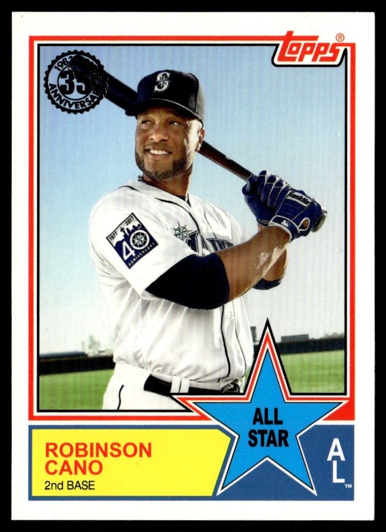 2018 Topps 1983 Baseball All-Stars Robinson Cano Seattle Mariners #83AS-24