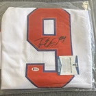 Etienne Signed Clemson  Football Jersey #9 White Beckett BAS COA