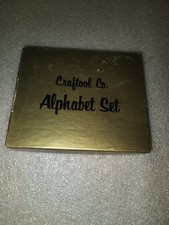 Craftool Co. Alphabet Set Leathercraft Metal Stamps 36-Piece Lot