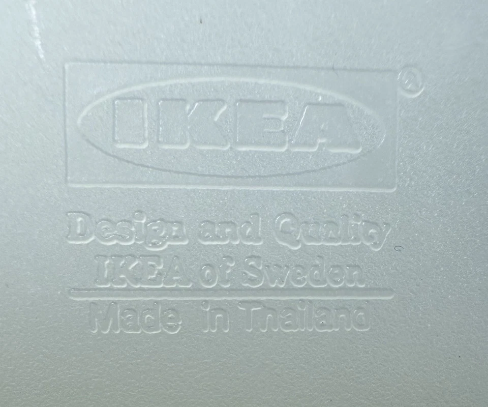 IKEA Plástico Blanco Transparente Cuenco 15603 Tapas Diseño Sue Pryke JUEGO DE CINCO (5) Suecia Foto 3 de 4