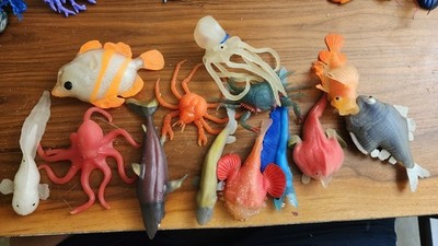DeAgostini Andoko 13 pcs Sea Creature Figure Set. Used. No Box.