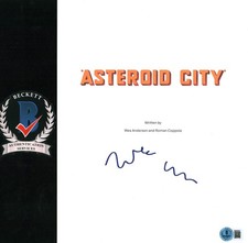 Wes Anderson Signed Autograph Asteroid City Full Movie Script Screenplay BAS COA