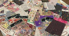 Vintage Stickers Lot Sealed Over 150 Packs Sticko Jolees Stickabikities Hallmark