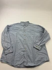 L.L. Bean Shirt Mens XL Blue Chambray Long Sleeve Button Front Classic Fit