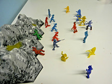 20 Vintage 1950's 48mm lido  Ideal Cowboys, Indians, Fronteer,