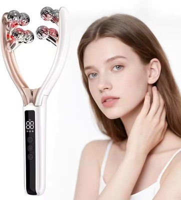 Facial Massager for Face and Neck V Shape Lifting Roller with Microcurrent & RF 