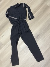 Lululemon Robert Geller Unisex Black Ripstop Nylon Jumpsuit Coverall Size L/M