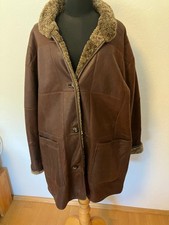 WUNDERSCHÖNE CHRIST- DAMEN- LAMMFELL- JACKE- KURZMANTEL- BRAUN- GR. 42