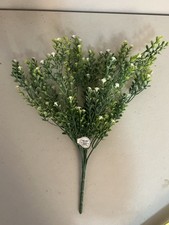 NWT Hobby Lobby Floral Bush Stem White Baby’s Breath & Greenery 