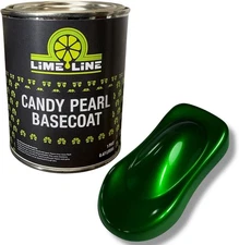 LiME LiNE Organic Green Candy Pearl Basecoat - Full Coverage Candy - 1 Pint