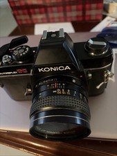 Konica AutoReflex TC 35mm SLR Film Camera with 50 mm lens kit