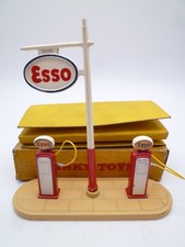 VINTAGE DINKY TOYS 781 ESSO PETROL STATION PUMPS IN ORIGINAL BOX 1955