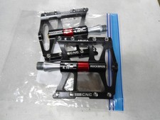 RockBros Bike Pedals MTB Aluminum Alloy Metal Sealed Bearing Non-Slip USED