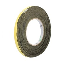 10mm width 1mm thickness single side black sponge tape 10m length