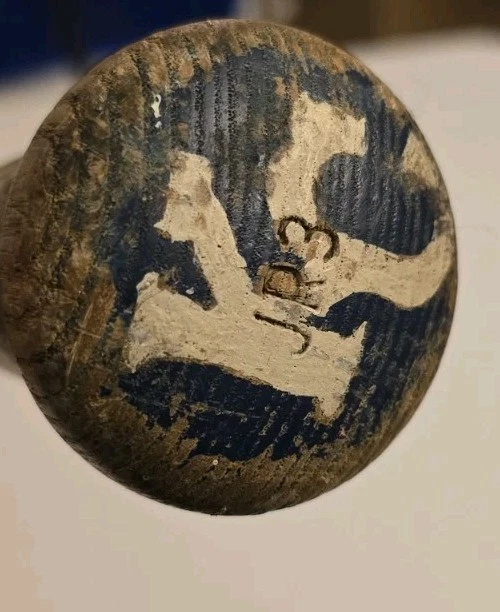 Bate de béisbol vintage Jackie Robinson Louisville Hillerich Bradsby JR3 KC raro Foto 2 de 4