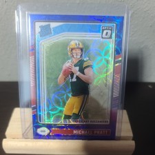 2024 Donruss Optic Michael Pratt Purple Shock Rated Rookie RC #280 Packers