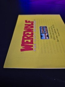 Werewolf The Last Warrior (Nintendo NES 1990) Cartridge And Manual NM!!