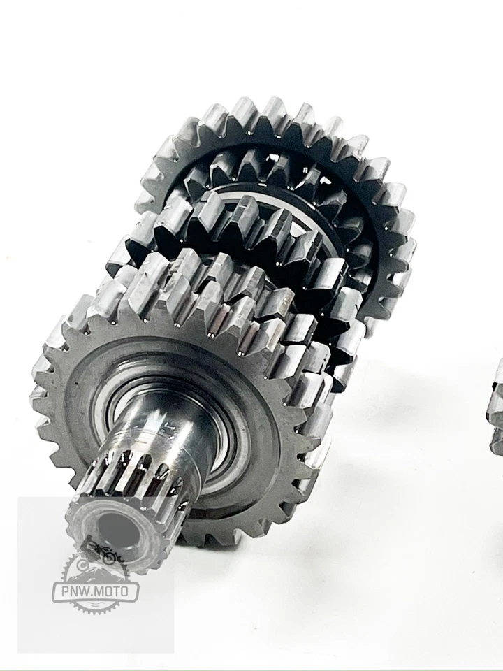 Honda CRF 450R CRF450R 2002-2005 OEM TRANSMISIÓN ENGRANAJES EJE DE TRANSMISIÓN Foto 3 de 4