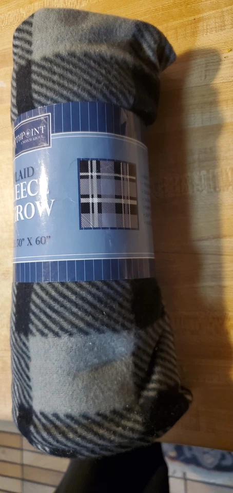 NorthPoint Plaid Fleece 50X60" Blanket Quilt Throw Gift BRAND NEW - Image 2 of 4