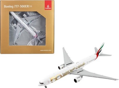 Merchandising Boeing 777-30ER -D 1/400 Emirates A380 50th Anniversary Liv