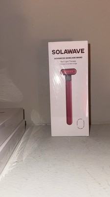 Solawave Radiant Renewal Red Light Therapy Skincare Wand 4-in-1, Red