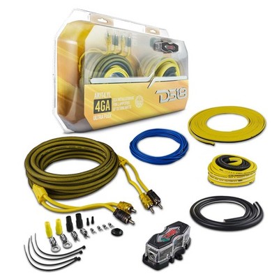 DS18 AKIT4.YL 4-GA Amplifier Installation Kit