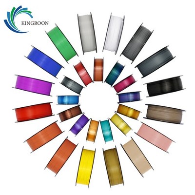 Kingroon 1KG 3D Drucker Filament PLA PETG Seide Matte HS 1,75 mm FDM Roll Spool