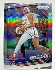 Kiki Iriafen 2025 Panini WNBA Prizm RC Silver Rookie #72 Mystics