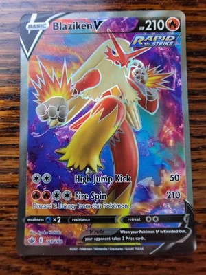 Blaziken V Full Art 161/198 Chilling Reign NM Ultra Rare Pokemon
