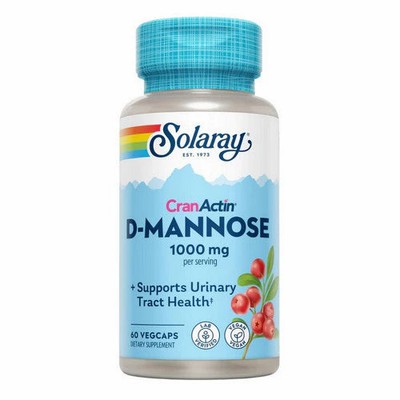 Solaray, Cranactin D-Mannose, 1000 mg, 60 Veg Caps