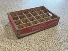Vintage 1971 Red Coca-Cola 24 Bottle Wooden Crate