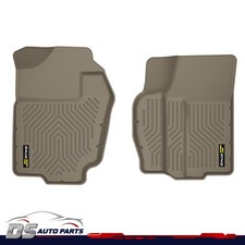 All Weather Front Row Tpe Floor Mats Fit For 1994-2002 Dodge Ram 1500 2500 3500