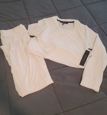 BCBG Max Azria Medium NWT Velour Ribbed Sleep Lounge Set