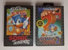 Sonic The Hedgehog - Sega Genesis Game Lot of 1 (NFS Version) & 2 (w/Manual)