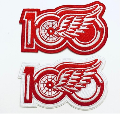#ad Detroit Red Wings 100th Anniversary Jersey Patch $24.95