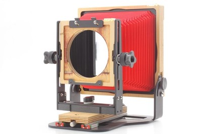 [NEUWERTIG] Intrepid 4x5 Mark IV analoge Großformat-Feldkamera roter Balgen...