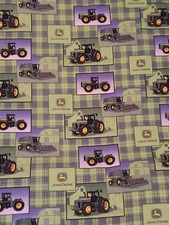 John Deere cotton Fabric 45" Wide By The Yard