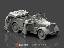 3d Model STL Format Digital File German Soldiers  HORH 901  WW2