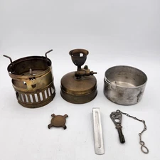  *UNTESTED" Vintage SVEA Brass Camping Stove Made In Sweden.