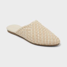 Women  s Alice Shoes with Memory Foam Insole - Universal Thread Cream 9