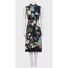 Gucci Black Printed Midi Dress - Elegant IT 40 S