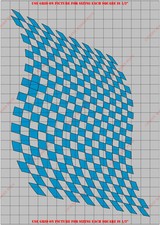 CKR5024PT Wavy Checkers General Paint Mask/ Stencil Kit